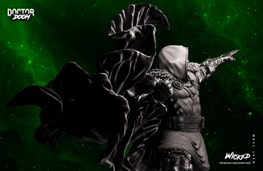 Wicked - Doctor Doom/Wicked Dr. Doom Statue 402mm (Renders)/072622 Wicked - Dr Doom Sculpture 05.jpg